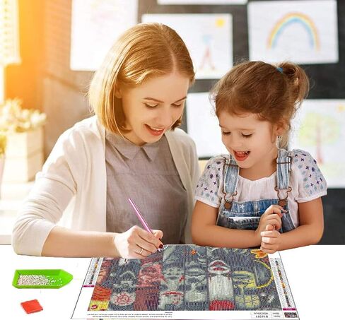 NEGEKFKX Witch Diamond Art Kits for Adults Beginners,Princess Diamond Painting Kits for Adults,5D Full Drill DIY Diamond Dot Gem Art Kit Wall Home Decor Arts Craft 12x16 inch in Saudi Arabia