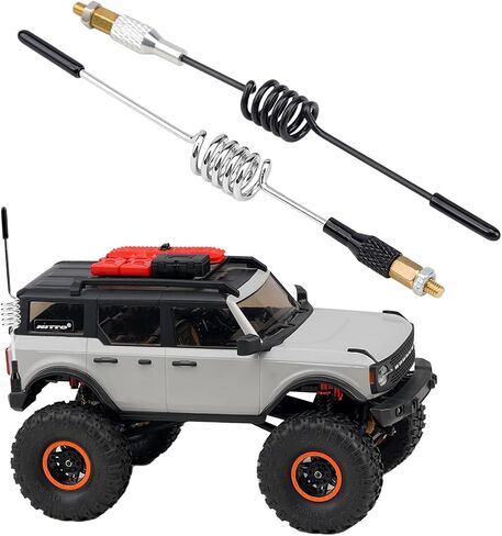 2PCS RC Decorative Simulated Anenna Suitable for SCX10 90046 TRX4 D90 D110 Redcat Gen7 Gen8 Tamiya CC10 Etc RC Crawler Car Upgrade Parts (110mm/4.33in) in Saudi Arabia