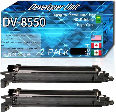 Compatible for Copystar DV-8550 Replacement Developer Unit Used with CS3552ci CS3553ci CS4003i CS4052ci CS4053ci Printers, High Production Multiple Options (4-Pack BK/C/M/Y) in Kuwait