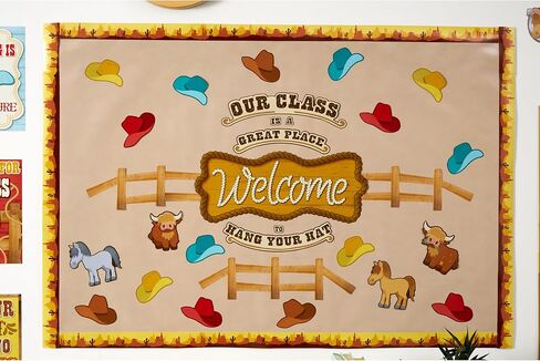 Eureka Wild Wild Classroom Welcome Bulletin Board Set, 69 Pieces in Saudi Arabia