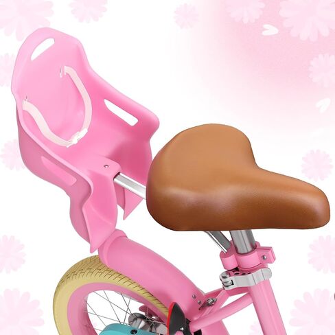 Glaf Toddler Bike 3-5 12 14 16 20 بوصة عجلات تدريب على الدراجات ومقعد دمية الطفل لمدة 2-12 سنة دراجة دراجة للأطفال مع سلة مقعد قابل للتعديل in Kuwait