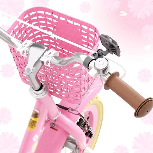Glaf Toddler Bike 3-5 12 14 16 20 بوصة عجلات تدريب على الدراجات ومقعد دمية الطفل لمدة 2-12 سنة دراجة دراجة للأطفال مع سلة مقعد قابل للتعديل in Kuwait