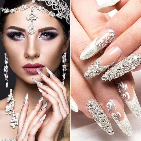 uxcell 1394 PCS 4MM/6MM RHINESTONE ملصقات للحرف اليدوية ، و 4 ورقة ملصقات راينستون مستديرة ذاتية ، وملصقات مجوهرات الحرف الكريستالية للأظافر ، والمكياج ، والمهرجان (الأحمر) in Saudi Arabia