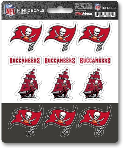 FANMATS 61135 San Francisco 49ers 12 Count Mini Decal Sticker Pack in Saudi Arabia