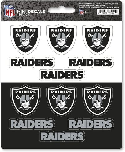 FANMATS 61135 San Francisco 49ers 12 Count Mini Decal Sticker Pack in Kuwait