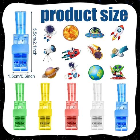 Capoda 30 Pack Finger Lights for Kids Space تحت عنوان الحفلات تفضل زخارف عيد ميلاد الفضاء Goodie Bags Witch in the Dark LED Light Up Finger Finger Flashlips Toy Goft Moled Supplies (Planet) in Saudi Arabia