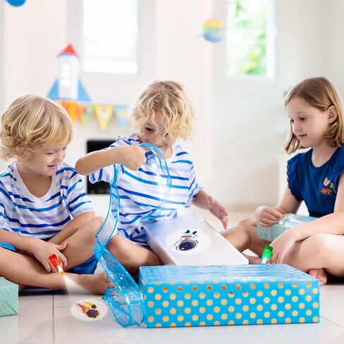 Capoda 30 Pack Finger Lights for Kids Space تحت عنوان الحفلات تفضل زخارف عيد ميلاد الفضاء Goodie Bags Witch in the Dark LED Light Up Finger Finger Flashlips Toy Goft Moled Supplies (Planet) in Saudi Arabia