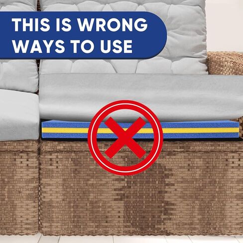 Couch Cushion Inserts Support, Couch Supports for Sagging Cushions, Couch Cushion Replacement for Rattan Sofa Sagging Seat, Patio Furniture, Waterproof, 4 PCS, Medium, 20x18 Inches in Saudi Arabia