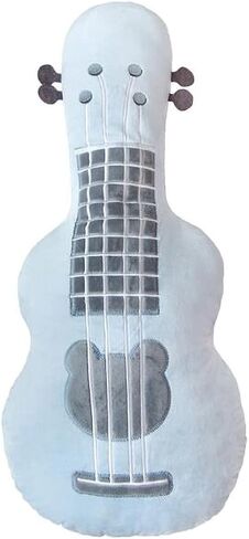 14.5" Soft Guitar Stuffed Plush Toy Ukulele Plush Pillow Stuffed Musical Instrument Toy Birthday Gift for Kids - Brown in Saudi Arabia
