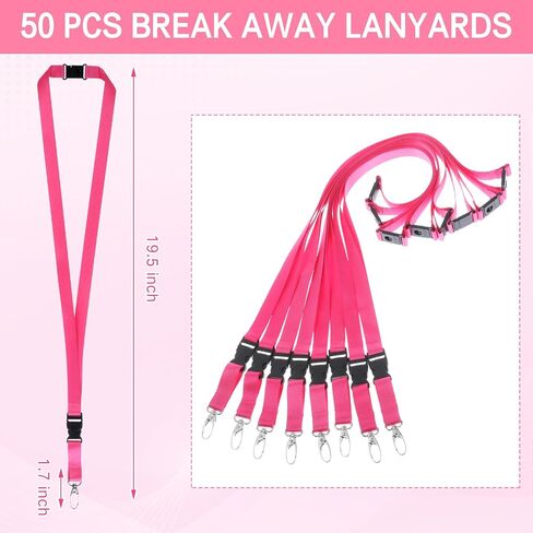 Windyun Break Away Lanyards for ID Badges and Keys Neck Strap with Quick Release Buckle Name Tag Detachable Lanyards in Saudi Arabia