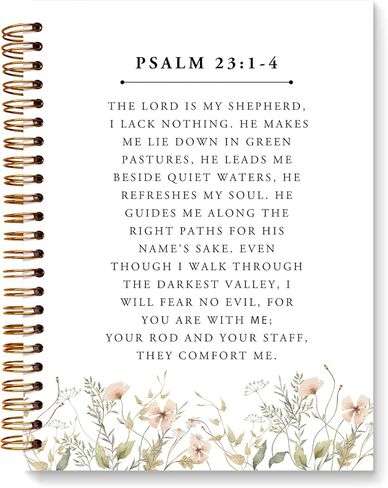 JXREQ Coquette Blue Bow Christian Bible Notebook Journal for Women ، اللوازم المدرسية اللطيفة للكلية دفتر دفتر ، كتب الكتاب المقدس لأخذ الملاحظات ، مجلة ملاحظات الكنيسة ، هدايا الكلية للفتيات ، 5.5 × 8.3 in Kuwait