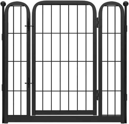 FXW Homeplus Dog Playpen Designed for Indoor Use, 1 Add-on Gate, 24" Height for Puppy and Small Dogs│Patented in Saudi Arabia