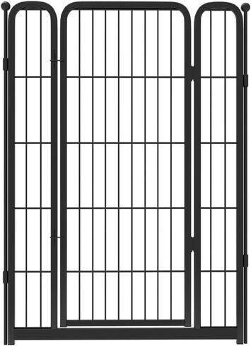 FXW Homeplus Dog Playpen Designed for Indoor Use, 1 Add-on Gate, 24" Height for Puppy and Small Dogs│Patented in Saudi Arabia