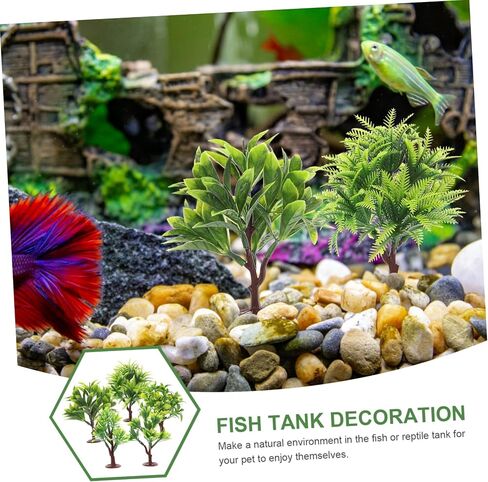 nuobesty 10pcs الأشجار المصغرة ل DIY الرمال المائدة الديكور أشجار طبيعية واقعية مع قاعدة لمشاريع القطار والمشاريع الطبيعية الصغيرة in Saudi Arabia