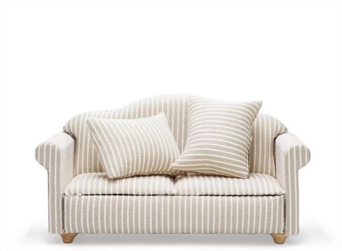 Odoria 1/12 Miniature Couch Sofa Dollhouse Furniture Association ، Khaki in Kuwait