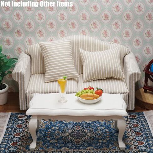 Odoria 1/12 Miniature Couch Sofa Dollhouse Furniture Association ، Khaki in Kuwait