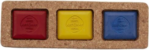Art Graf Artist Water Soluble Tailors Chalk Set of 3 Rich & Intense Colors (in Cork Box), Monochromatic 3 Pc Set in Saudi Arabia