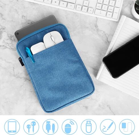 UrbanX 8 Inch Tablet Case for Asus Google Nexus 7 (2013) Lightweight Portable Protective Bag Laptop with Dual Pockets in Saudi Arabia