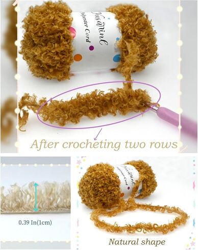 (32 Colors Available) Yusarinl Teddy Bear Yarn,Fuzzy Yarn for Crochet Polyester Plush Fur for Crafts Fluffy Fuzzy for Knitting(3.35 oz, 40 yds)-Cotton Candy in Saudi Arabia