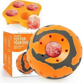 Dog Toys to Keep Them Busy, Dog Frozen Treat Toy, Small Dogs Large Dogs Medium Dogs Enrichment Treat Dispensing Chew Toys, Interactive Funny Relief Anxiety Slow Food Rubber Balls