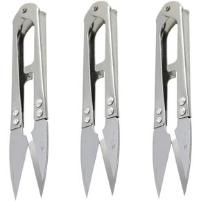 3 PCS Multipurpose Mini Sewing Scissors High Carbon Steel Yarn Thread Clippers for Sewing, Upholstery, Dressmaking, Arts and Crafts, Fishing, Gardening