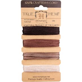 Hemptique (HEMP0) Hemp Cord 10# 168 Feet/Pkg-Earthy