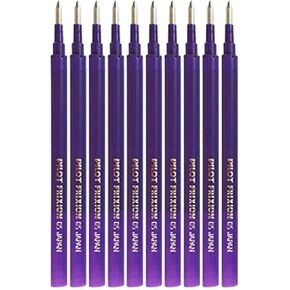 Pilot Gel Ink Refills for FriXion Erasable Gel Ink Pen, Extra Fine Point 0.5mm, Violet Ink, Value Set of 10