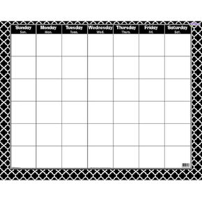 Wipe-Off® Calendar Chart - Monthly