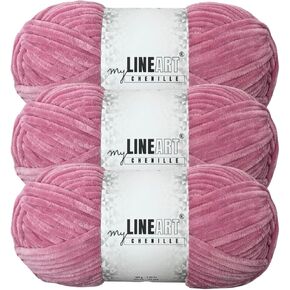 Soft Velvet Yarn Chenille Crocheting Baby Blanket Yarn for Knitting 100 gr, 120m (132 yds) Amigurumi