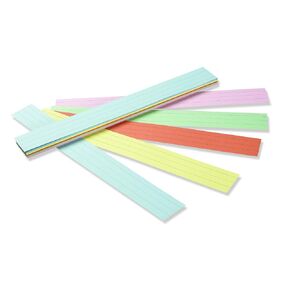 PACON - ASE Pacon Sentence Strips, 24 x 3 Inches, Assorted Colors, 100/Pack (PAC5165)