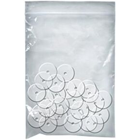 Clear Disc Pads to Stabilize Earrings, Plastic Discs for Earring Backs (100)