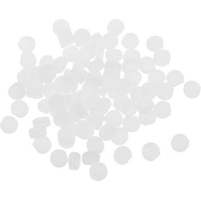 EXCEART 100pcs Silicone Clip Earring Cushions Earring Backs for Comfortable Jewelry Making Anti-Pain Ear Pads Transparent Design