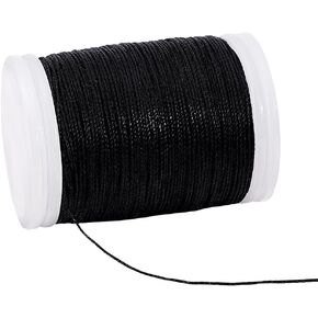 PH PandaHall 0.5mm Waxed Cord, 130 Yards Wax Cord Twine Beading Cords Red Wax Polyester Threads Waxed Beading String for Sewing DIY Bracelet Necklaces Dreamcatcher Jewelry Macrame Project
