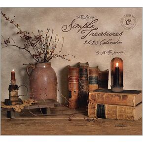 Legacy Simple Treasures 13 x 12 Paper 2025 Hanging Wall Calendar