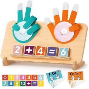 Number Blocks Toys for Kids, Montessori Educational Toys for 3 4 5 Year Old Boys Girls Birthday Gifts, Toddler Preschool Learning Activities, Math Manipulatives Learning Counting Toy for 3-5