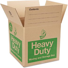 Duck 280728 Heavy-Duty Boxes, Regular Slotted Container (RSC), 16-Inch x 16-Inch x 15-Inch, Brown