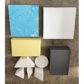 Foamma Custom Cut 12 Upholstery Foam Cushion Any Size Shape and Density Variety of Foams Available Used for Seat Replacement Upholstery, Sheet Foam Padding etc