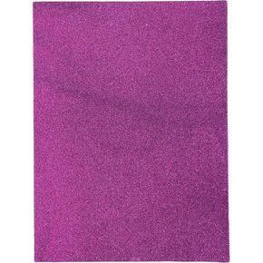 Cousin DIY Pink Hot Glitter Foam Sheet, 9 x 12 inch, 2mm