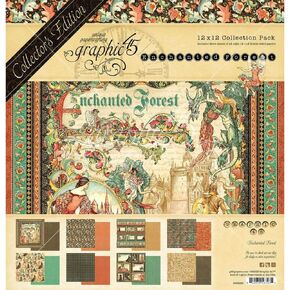 GRAPHIC 45 Enchanted Forest Collector's Edition Pack 12"X12"