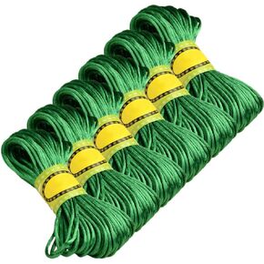 131 Yards 6 Bundles 2MM Black Trim Cord Round Smooth Nylon Silk Satin String Rattail Soild Kumihimo Korean Thread Bulk for Sewing Making Jewelry Bracelet Necklaces Macrame Beading Supply