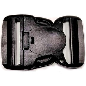 2" - 50MM Dual Adjustable Release & Security Double Lock Backpack Webbing Buckle