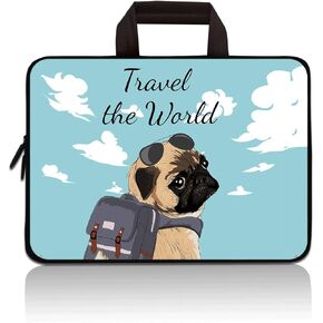 14 15 15.4 15.6 inch Laptop Handle Bag Computer Protect Case Pouch Holder Notebook Sleeve Neoprene Cover Soft Carrying Travel for Dell Lenovo Toshiba HP Chromebook ASUS Acer