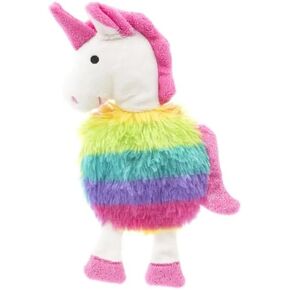 Crinkley Squeaky Unicorn Dog Toy, Chew Level 3
