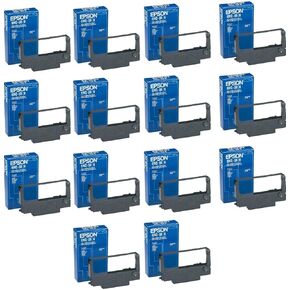 Epson Erc-38B (ERC38B) Black Fabric Ribbon 14-Pack
