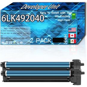 Compatible for Toshiba 6LK49204000 Replacement Developer Unit Used with E Studio 2000AC 2010AC 2500AC 2510AC Printers, High Production Multiple Options (4-Pack BK/C/M/Y)