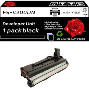 FS-4200DN Developer Unit Compatible for Kyocera ECOSYS M3860idn M3860idnf P3045dn P3050dn P3055dn P3060dn FS-2100DN FS-4100DN FS-4200DN Printers (1 Pack Black)