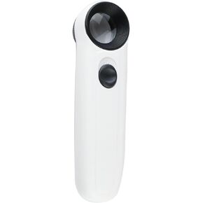 Hand Held 40X Magnifying Magnifier Map Magnifying Glass Jeweler Eye Jewelry Loupe Loop with 2 LED Light