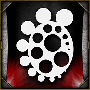 Circle Freehander AirSick Airbrush Stencil Art Design Template