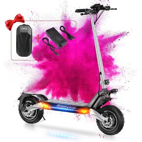 Circooter Electric Scooter Adults, 330LBS Max Load, 30/25 Miles Max Range, 28 Mph Top Speed, 800W Powerful Motor, 10'' Off Road Tires Scooter Electric with Turn Signals & Storage Bag for Adults
