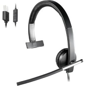 Logitech USB Headset Mono H650e , Black